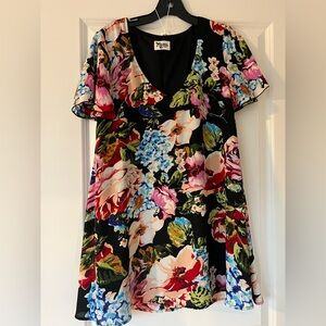 Show me your mumu Floral Black Dress